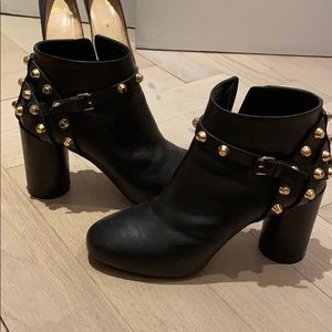 Balenciaga gold studded booties size 37.5